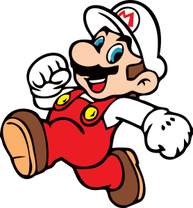 Super Mario Fire Vector
