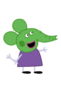 Emily Elephant Halloween Costume Vector