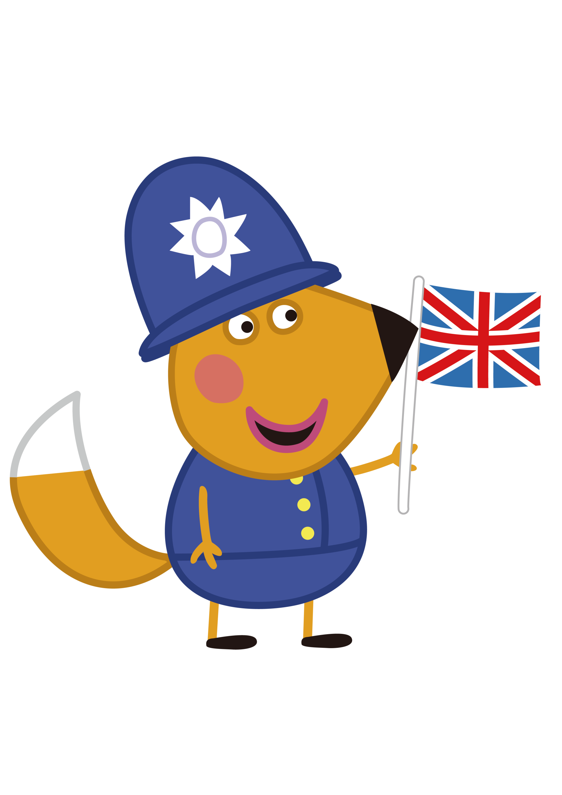 Peppa Pig Freddy Fox Police Officer Vector Peppa Pig Freddy Fox Police Officer Vector