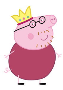 Peppa Pig Daddy Pig Vector 3