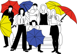 34   Friends Umbrella