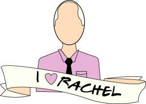Friends I Love Rachel Vector
