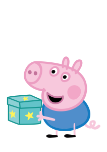 Peppa Pig Gift box Vector