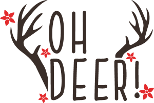 Christmas Oh Deer Vector