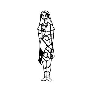 The Nightmare Before Christmas Sally Template