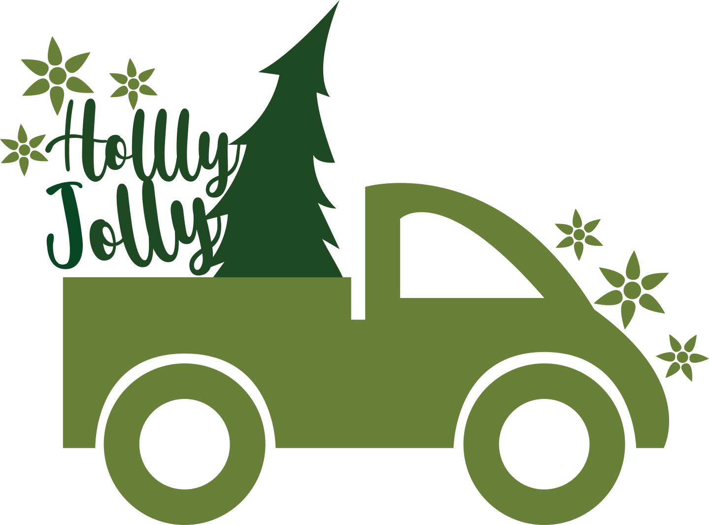 Christmas Holly Jolly Vector Christmas Holly Jolly Vector