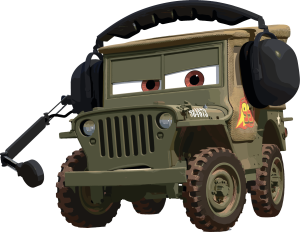 Disney Pixer Cars Sarge PNG SVG