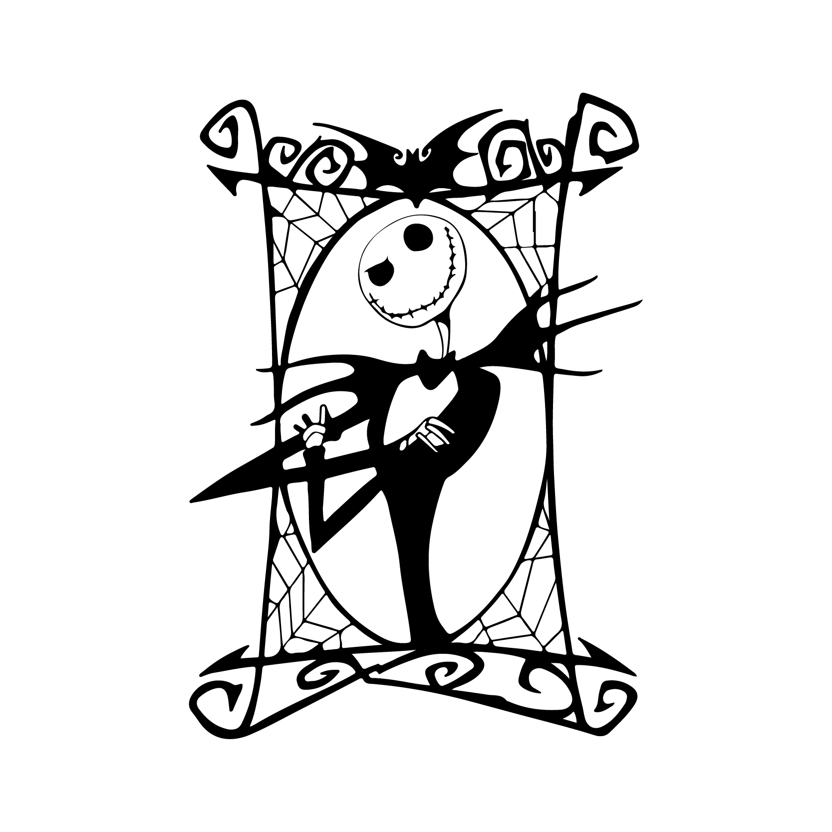 The Nightmare Before Christmas Jack Skellington Template 10 The Nightmare Before Christmas Jack Skellington Template 10