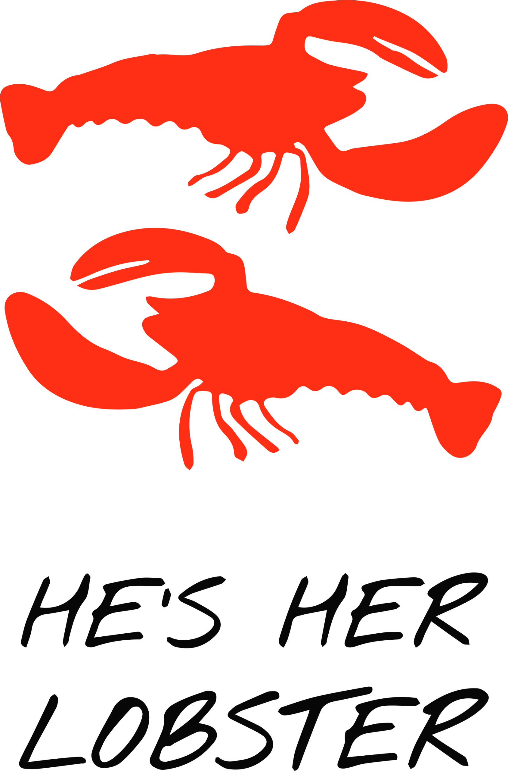 Friends He’s Her Lobster Vector Friends He’s Her Lobster Vector