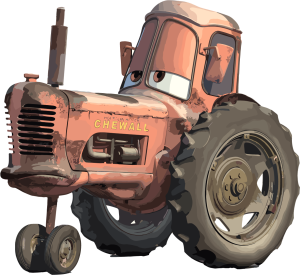 Disney Pixer Cars Tractor PNG SVG