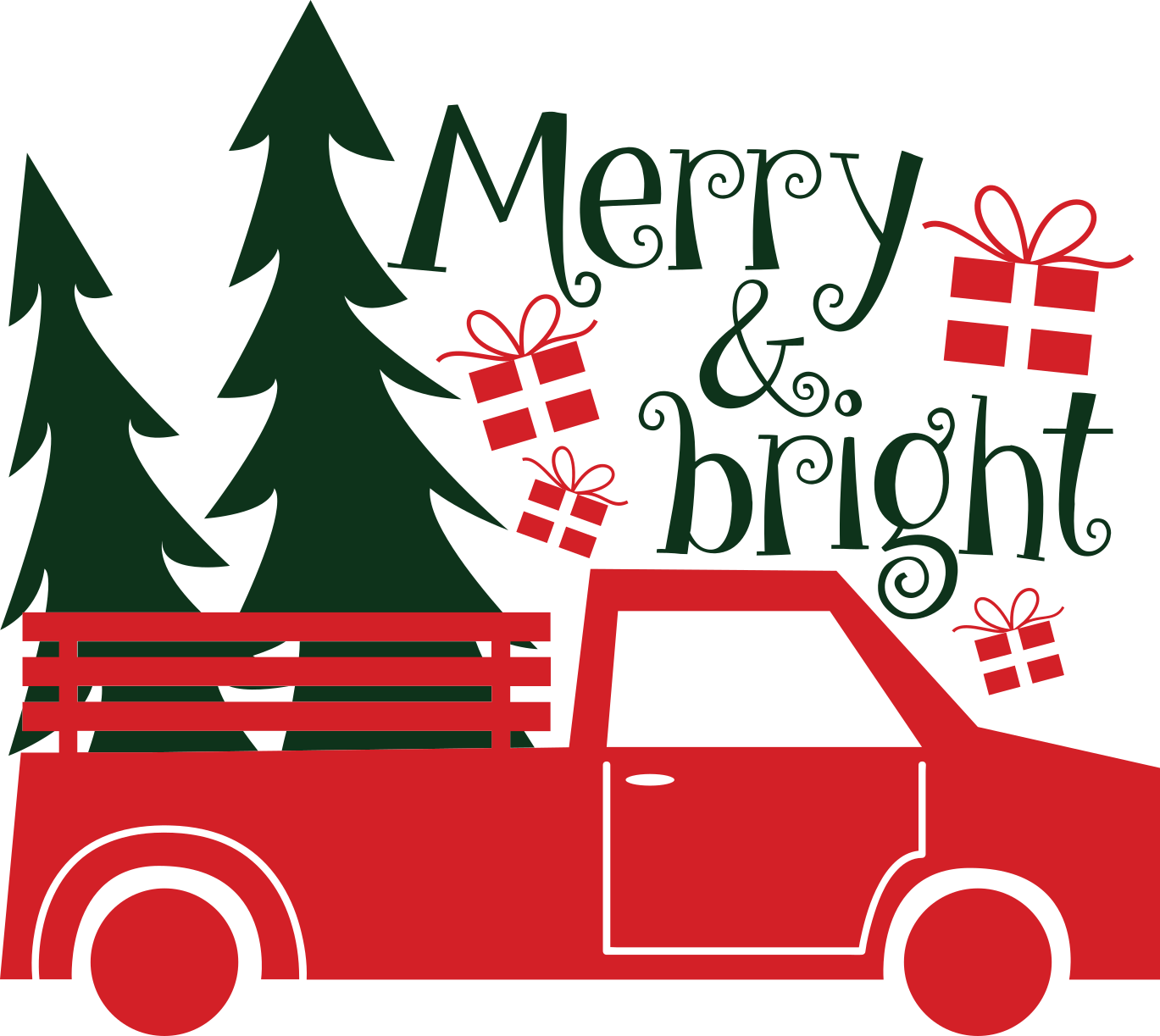 Christmas Merry and Bright Vector 8 Christmas Merry and Bright Vector 8