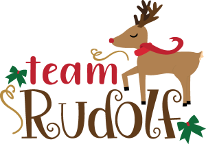 Christmas Team Rudolf Vector