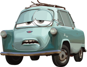 Disney Pixer Cars Professor Zündapp PNG SVG
