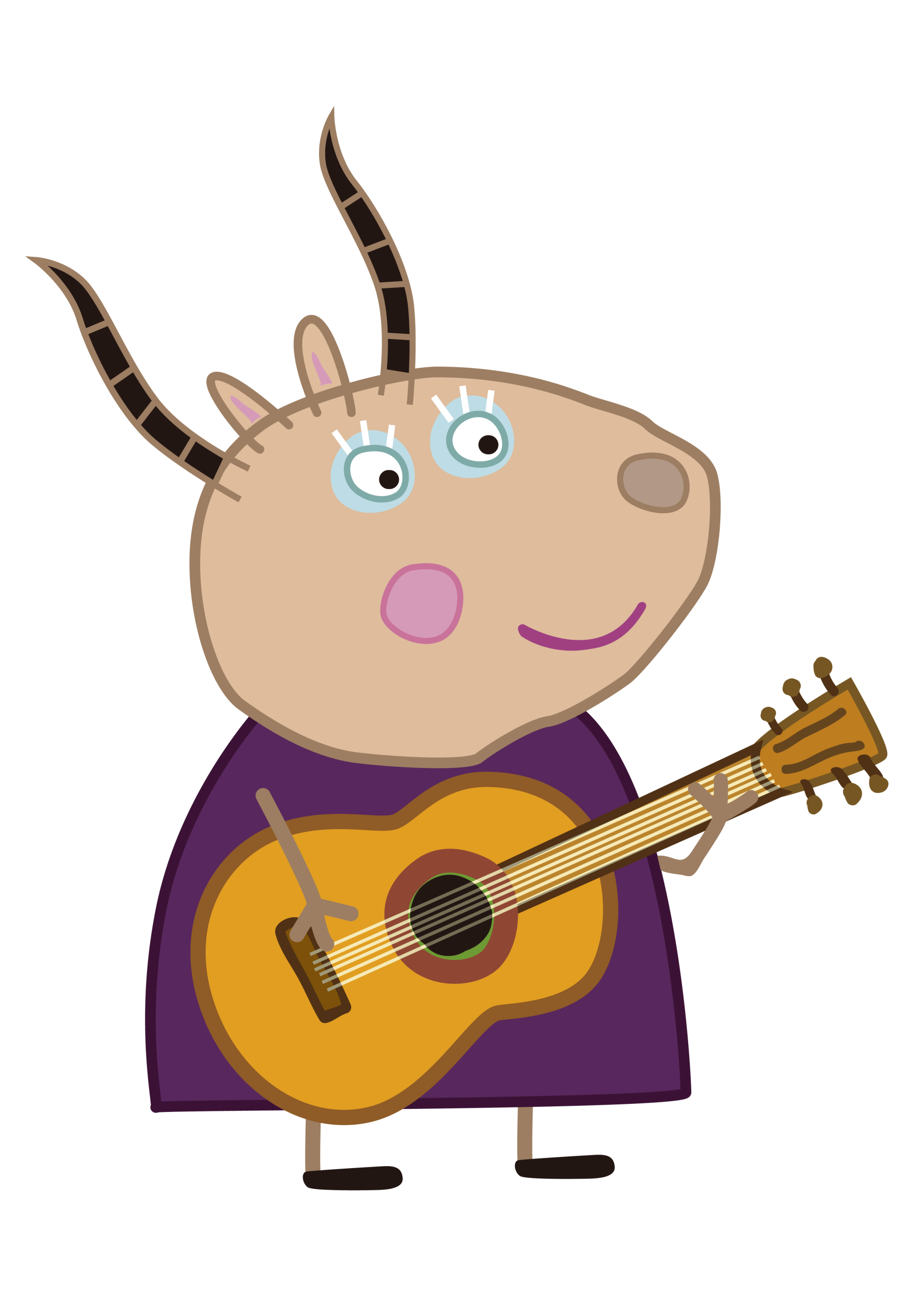 Peppa Pig Gabriella Goat Vector Peppa Pig Gabriella Goat Vector