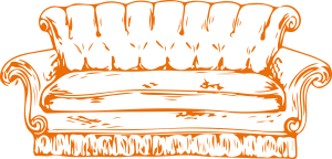 Friends Couch Vector 2