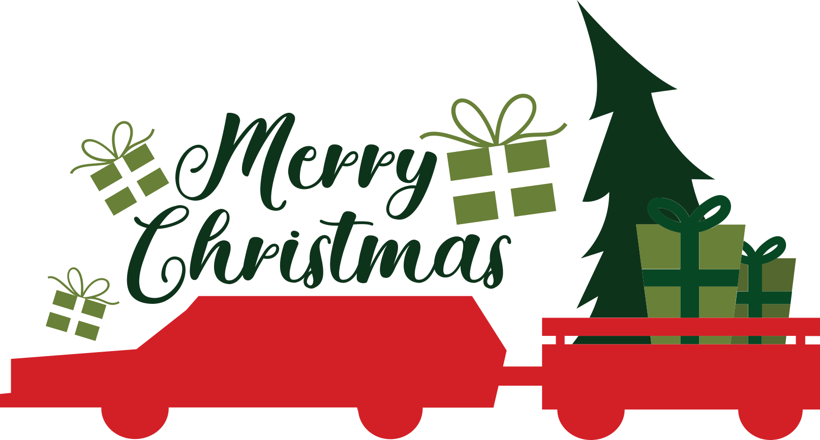 Merry Christmas Truck Vector 8 Merry Christmas Truck Vector 8