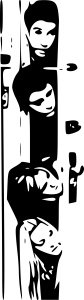 Friends Together Silhouette Vector