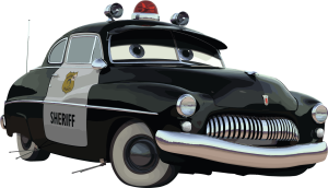 Cars Sheriff Vector