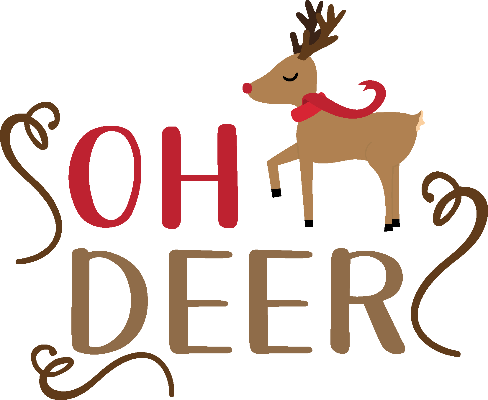 Christmas Oh Deer Vector 2 Christmas Oh Deer Vector 2