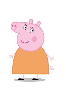 Mummy Pig Vector 5