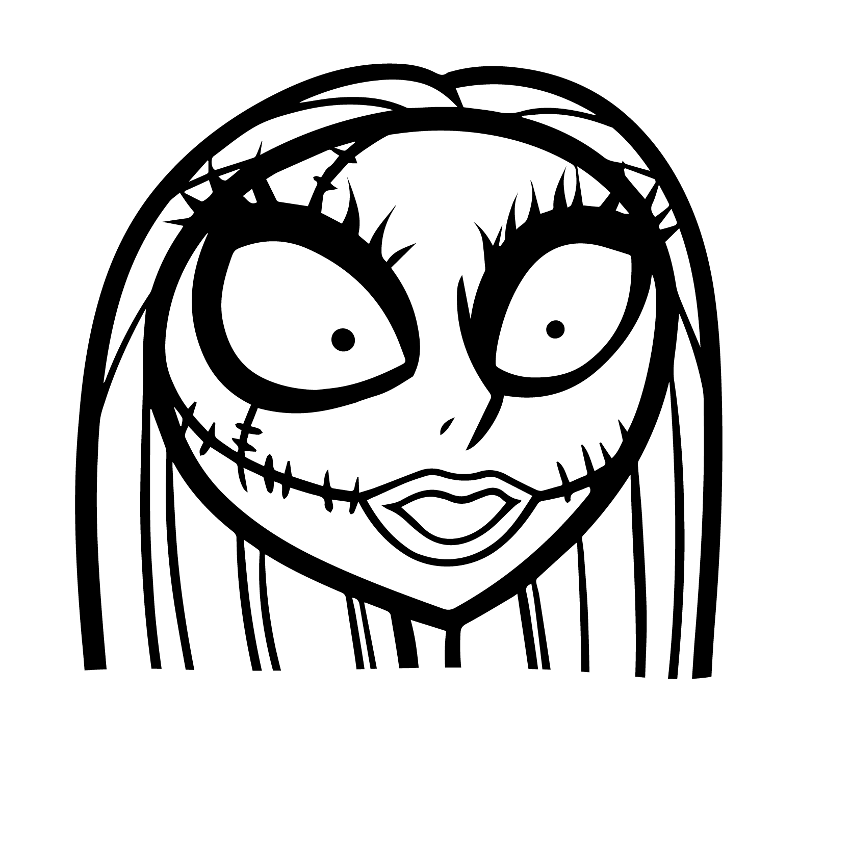 The Nightmare Before Christmas Sally Template The Nightmare Before Christmas Sally Template