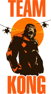 King Kong Godzilla Team 22 Vector