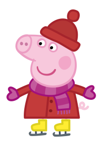 Peppa Pig Winter Clothing Vector 2