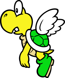 Super Mario Koopa Paratroopa Vector