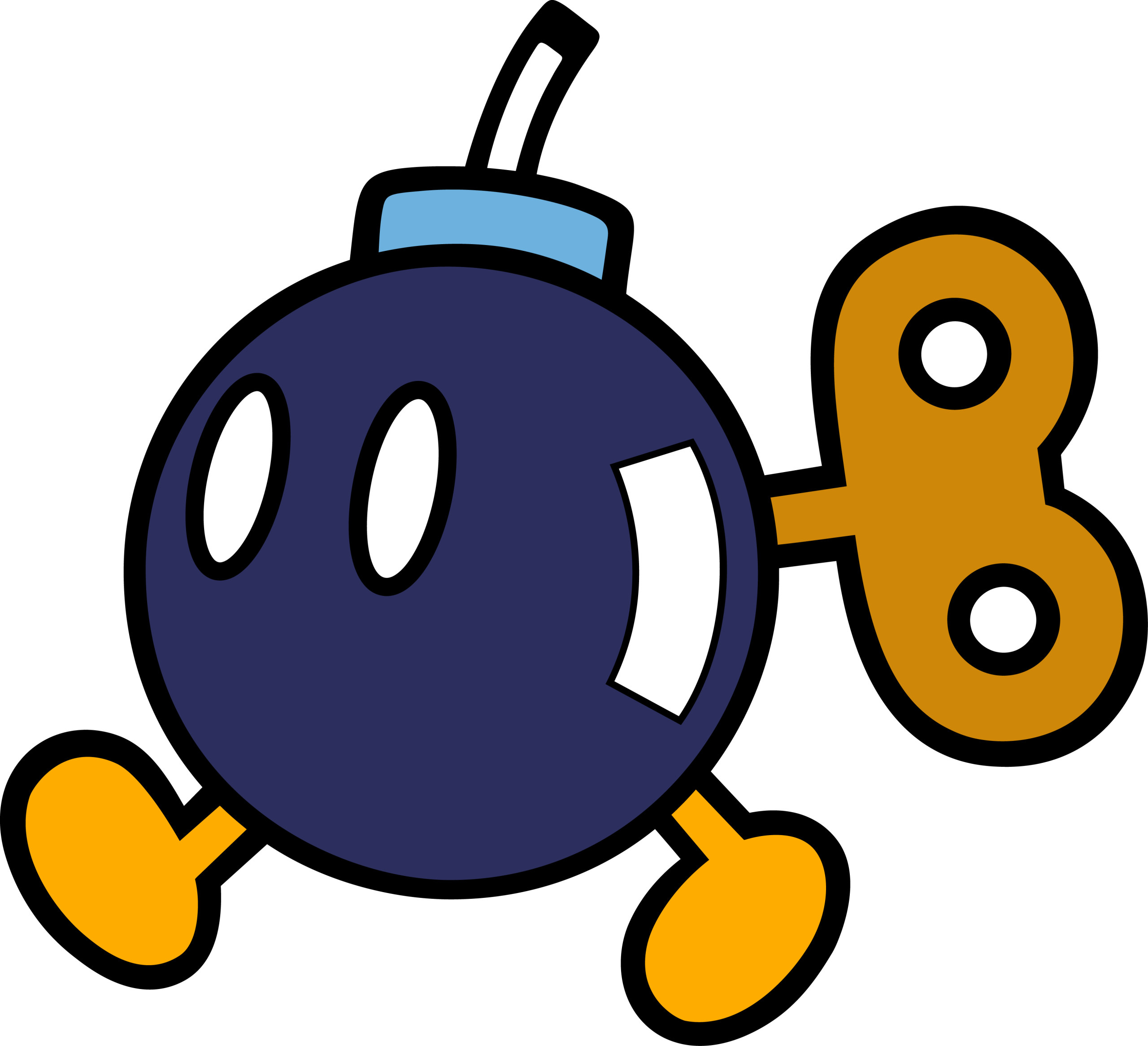 Super Mario Bob-omb Vector 2 Super Mario Bob-omb Vector 2