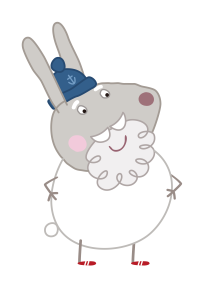 Peppa Pig Grampy Rabbit Vector