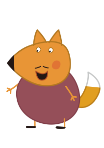 Peppa Pig Daddy Fox Vector