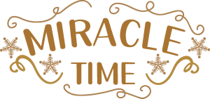 Christmas Miracle Time Vector