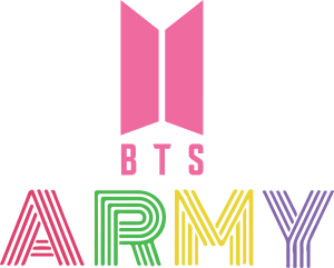 BTS Army Pink Logo PNG SVG Vector