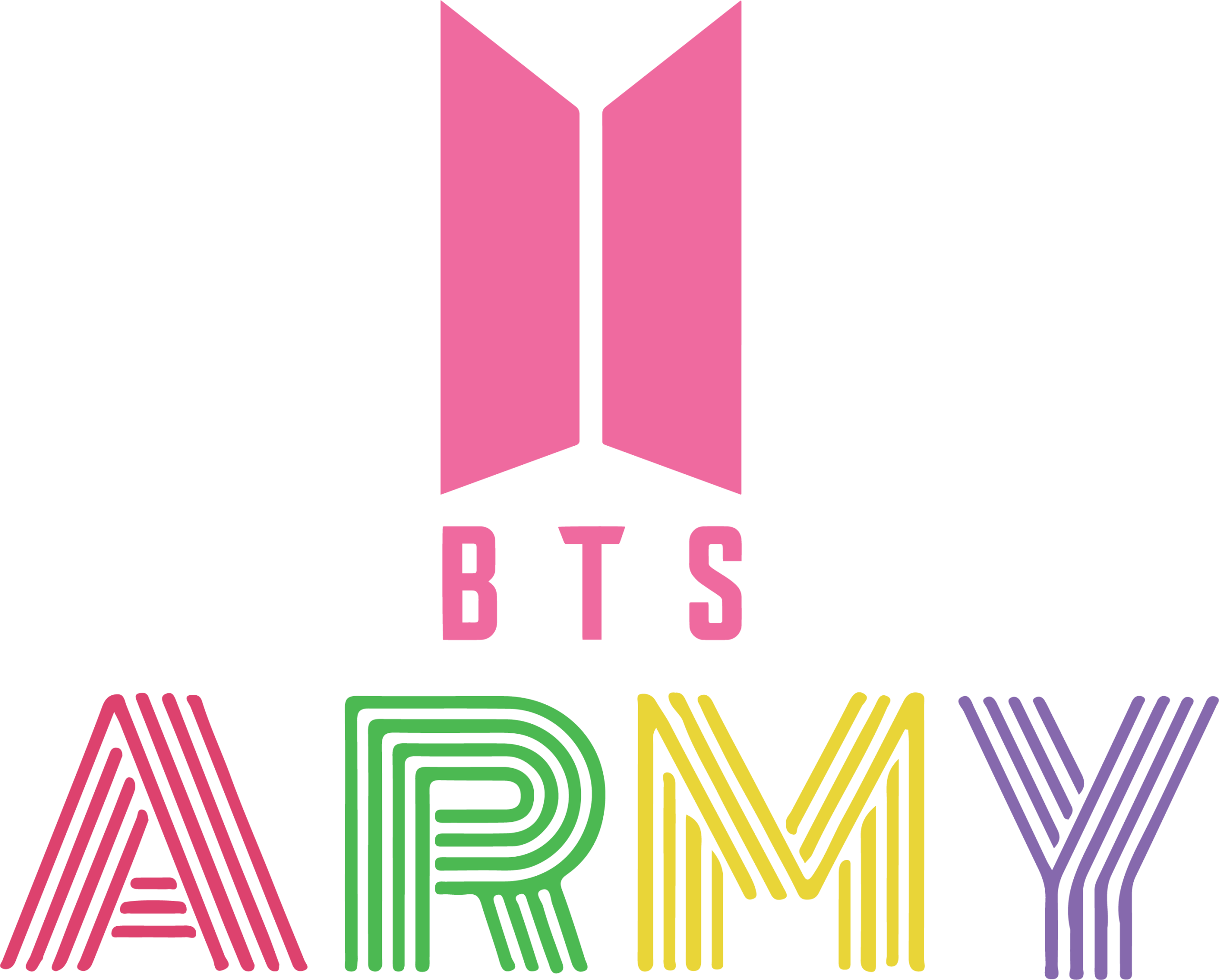 BTS Army Pink Logo PNG SVG Vector BTS Army Pink Logo PNG SVG Vector