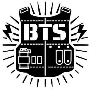 BTS Bulletproof Black Jacket Logo PNG SVG Vector
