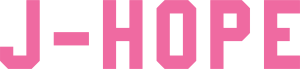 BTS J Hope Text Logo PNG SVG Vector