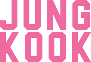 BTS Jung Kook Text Logo PNG SVG Vector