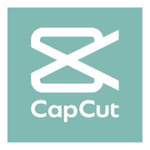 CapCut Teal Logo PNG SVG Vector