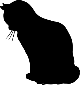 Cat Silhouette Vector 5