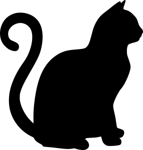 Cat Silhouette Vector 6