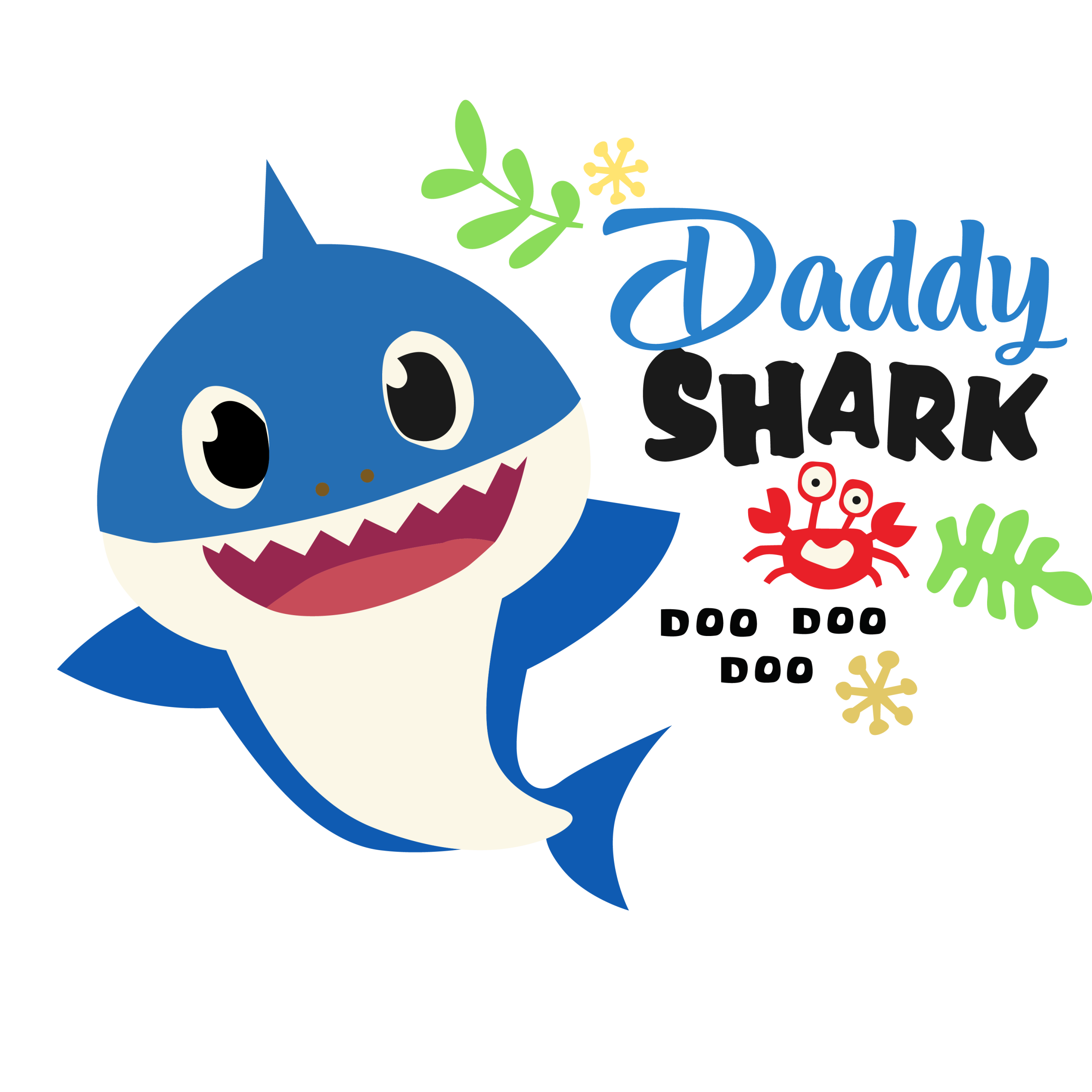 Shark Family Daddy Shark Vector 2 Shark Family Daddy Shark Vector 2