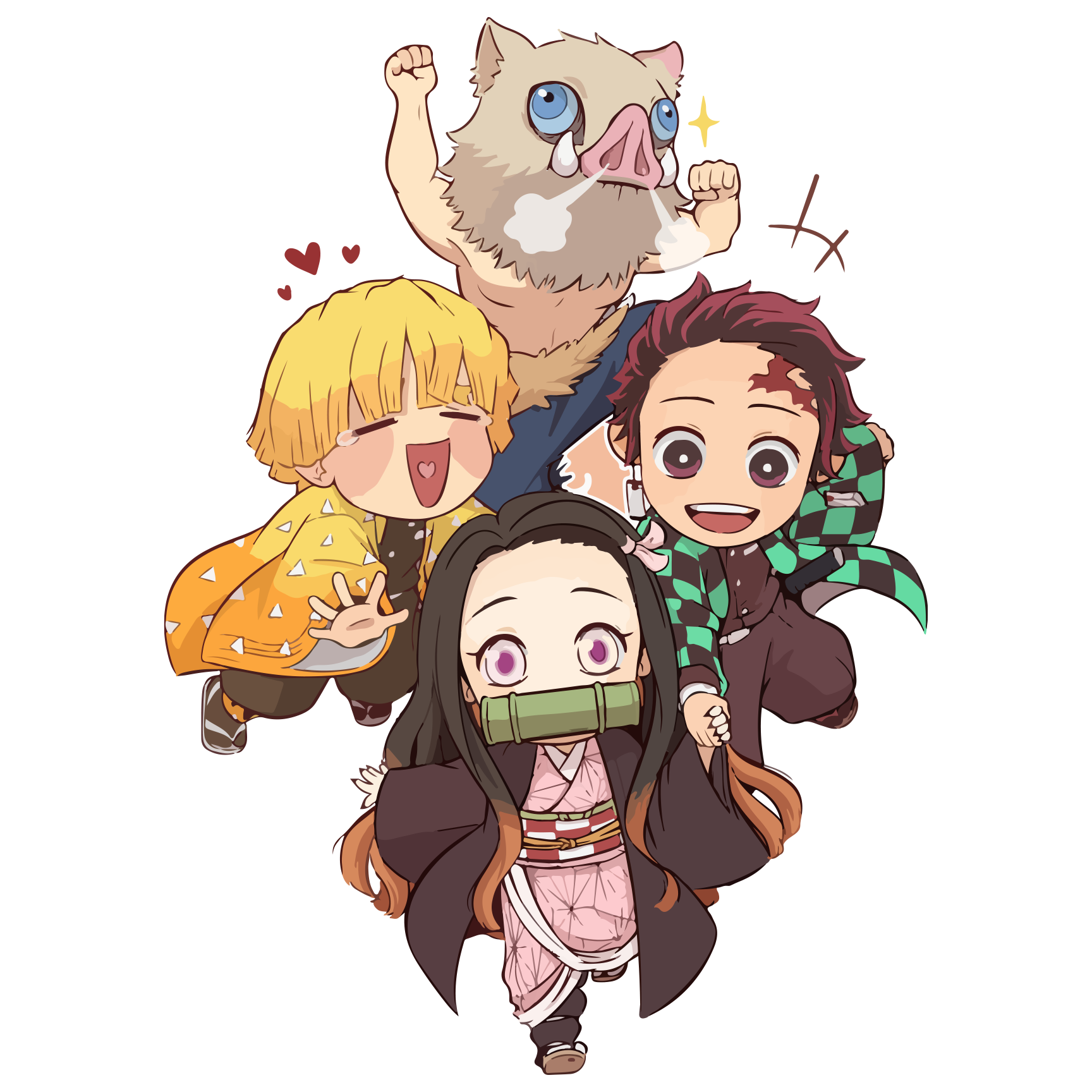 Demon Slayer, Tanjiro Kamado, Tanjiro, Nezuko and Zenitsu Vector Demon Slayer, Tanjiro Kamado, Tanjiro, Nezuko and Zenitsu Vector