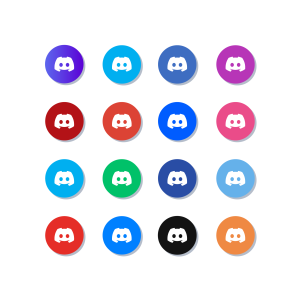 Discord App Icons Pack Vector