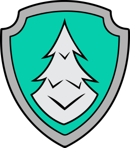 Paw Patrol Everest Badge Vector