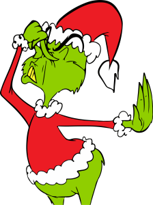 Grinch Christmas Cynical Vector