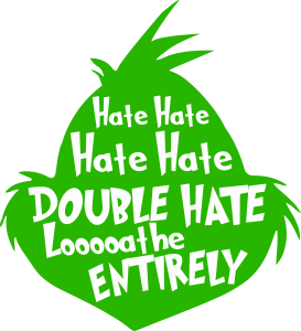 Grinch Christmas Hate Vector