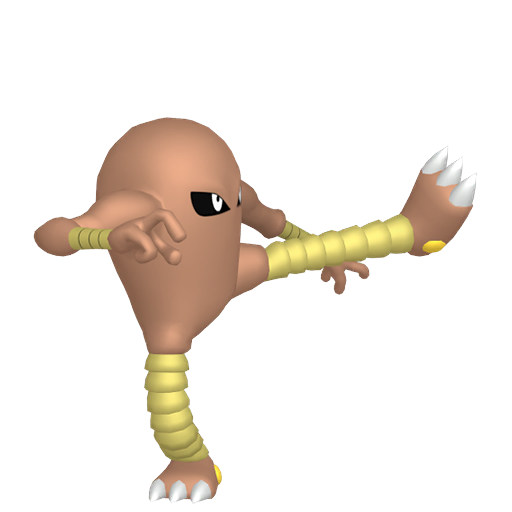 Pokemon Hitmonlee Vector Pokemon Hitmonlee Vector