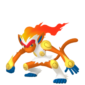 Pokemon Infernape Vector