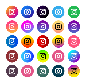 Instagram App Icons Pack Vector