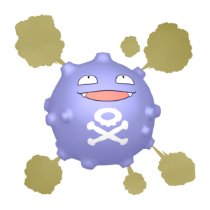 Pokemon Koffing PNG SVG Vector